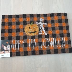 Rae Dunn Doormat HAPPY HALLOWEEN